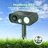 Dispozitiv Ultrasonic Solar Anti - Animale HASEPE, cu Senzor de Miscare 120°, LED Intermitent, Rezistent la Apa IP65, Protectie Ecologica pentru Gradina, Impotriva Pisicilor, Cainilor, Rozatoarelor si C - HASEPE