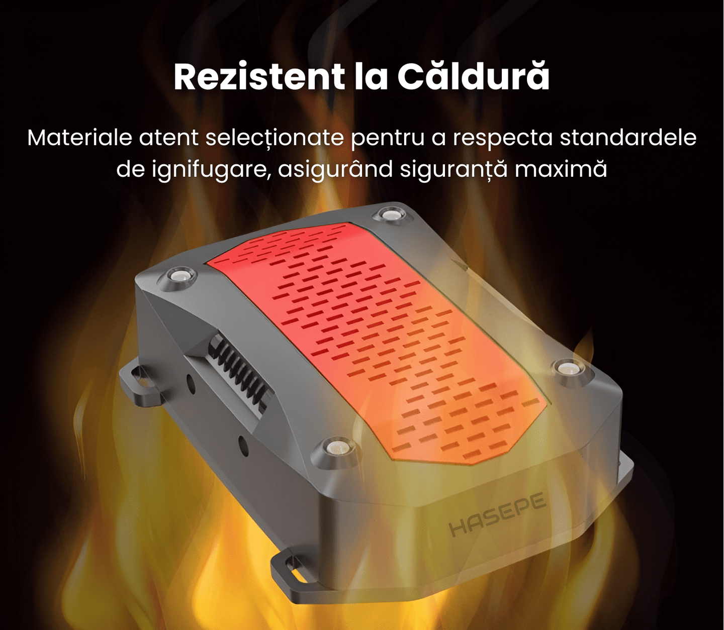 Aparat Anti Rozatoare Auto HASEPE, Ultrasunete 8 - 56kHz, Anti Soareci si Sobolani, 3 Metode Alimentare, LED Intermitent, Senzor Vibratie, Acoperire 300mp, Masini si Garaje - HASEPE
