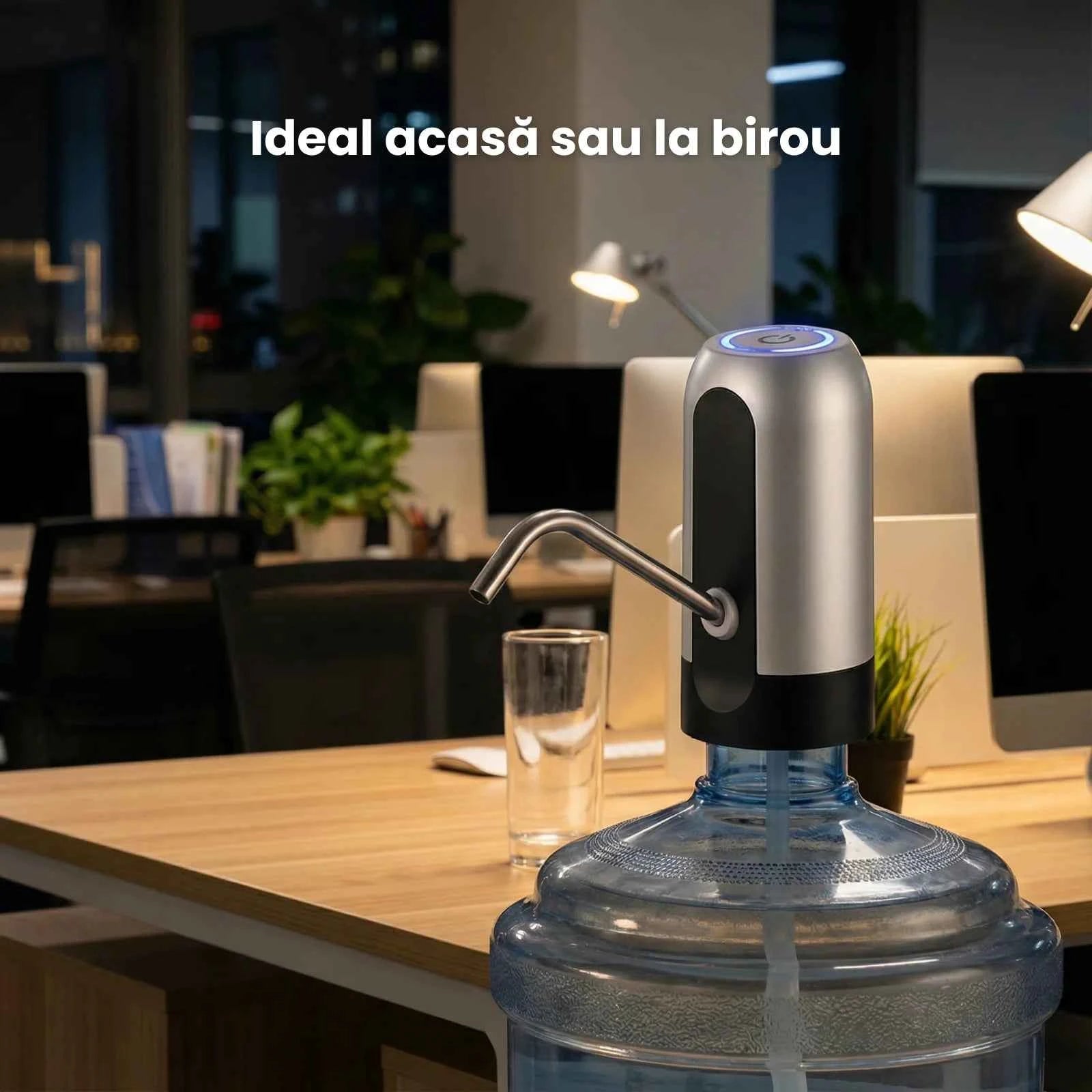 Pompa Electrica Apa HASEPE pentru Bidon 5L-19L cu Incarcare USB