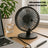 Ventilator USB HASEPE® De Masa, Ventilator Birou Negru Ø16.6 cm, Ventilator USB Cu 3 Trepte De Viteza