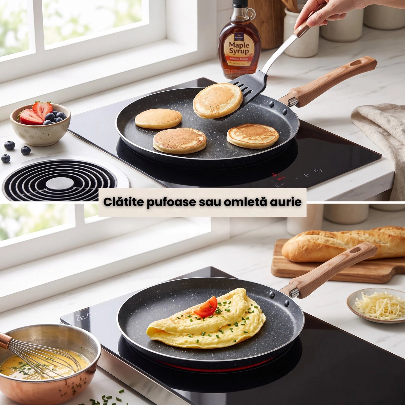 Tigaie Clatite HASEPE® Ø26cm, Tigaie Pentru Clatite Cu Strat Neaderent