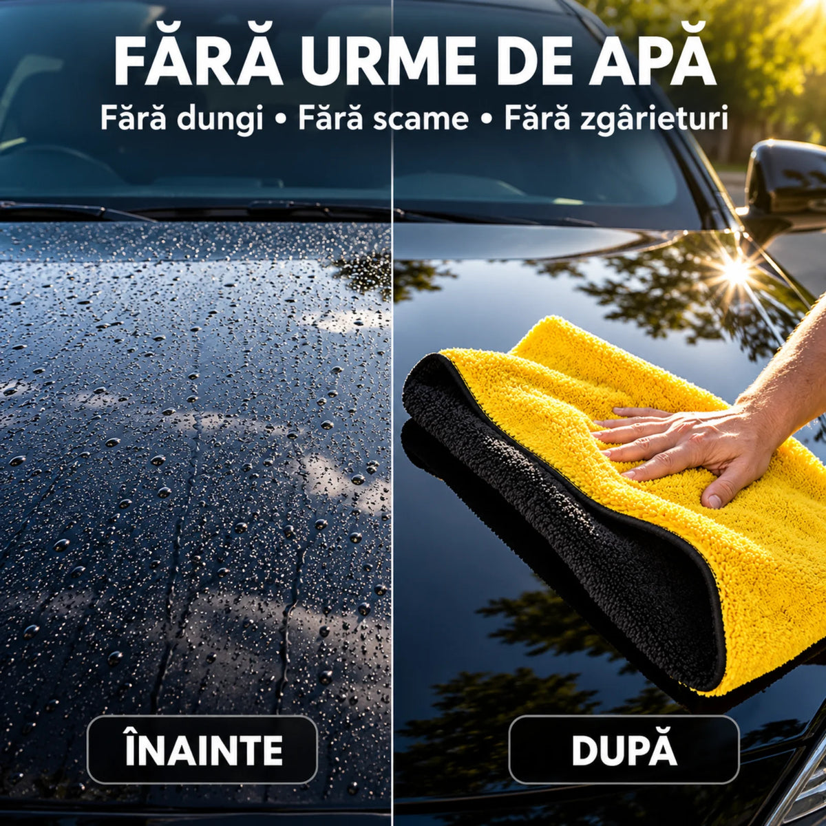 Laveta Auto HASEPE® XL din Microfibra, 90x60 cm