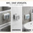 Suport Baie HASEPE® Autocolant Multifunctional din Otel Inoxidabil, Suport Burete 5x3x5 cm