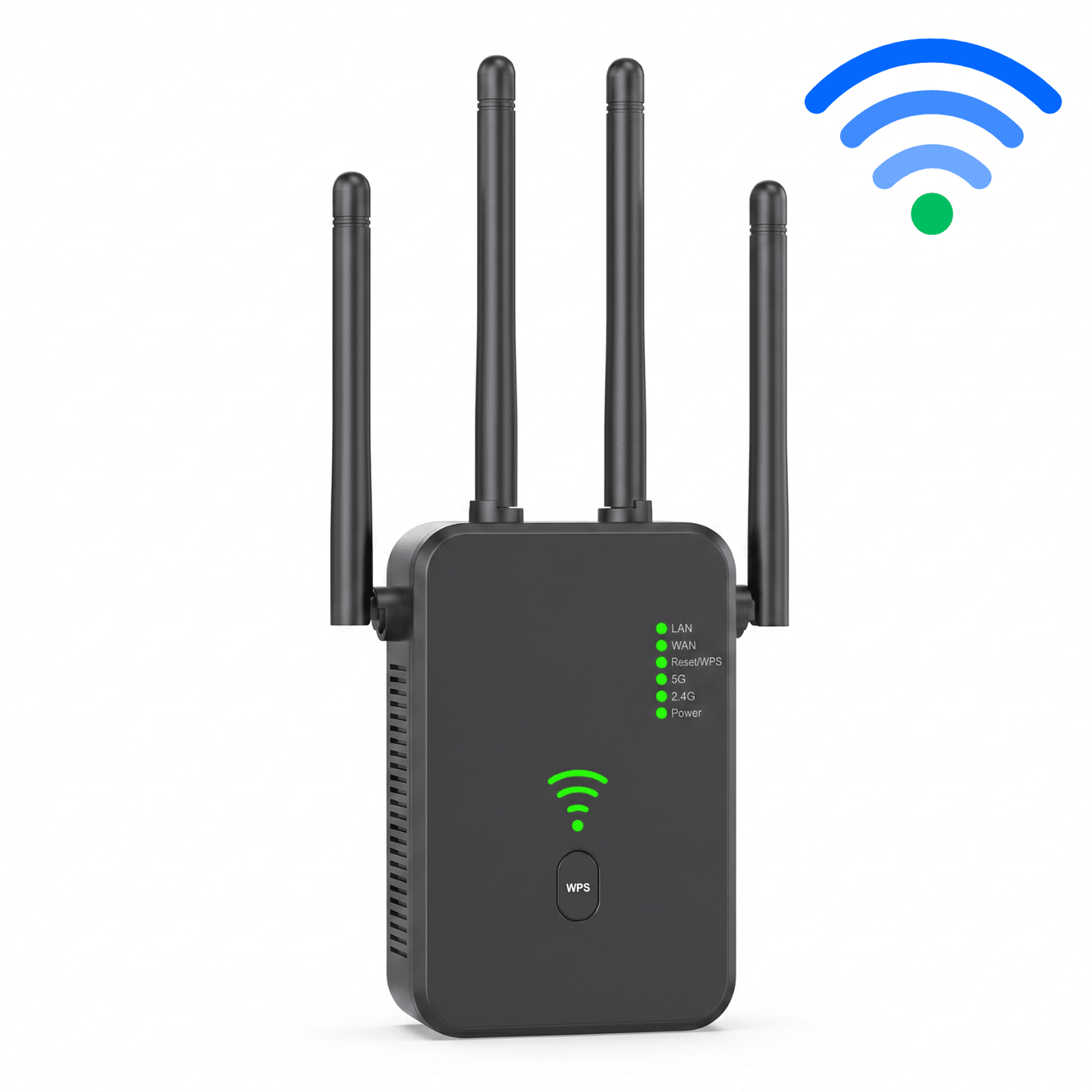 Range Extender WIFI HASEPE® 1200M Dual Band, Repeater WIFI Semnal, Amplificator WIFI Cu Acoperire Extinsa, Range Extender WIFI Cu Protectie, Repeater WIFI Casa Birou, Amplificator WIFI Stabil, Design - HASEPE