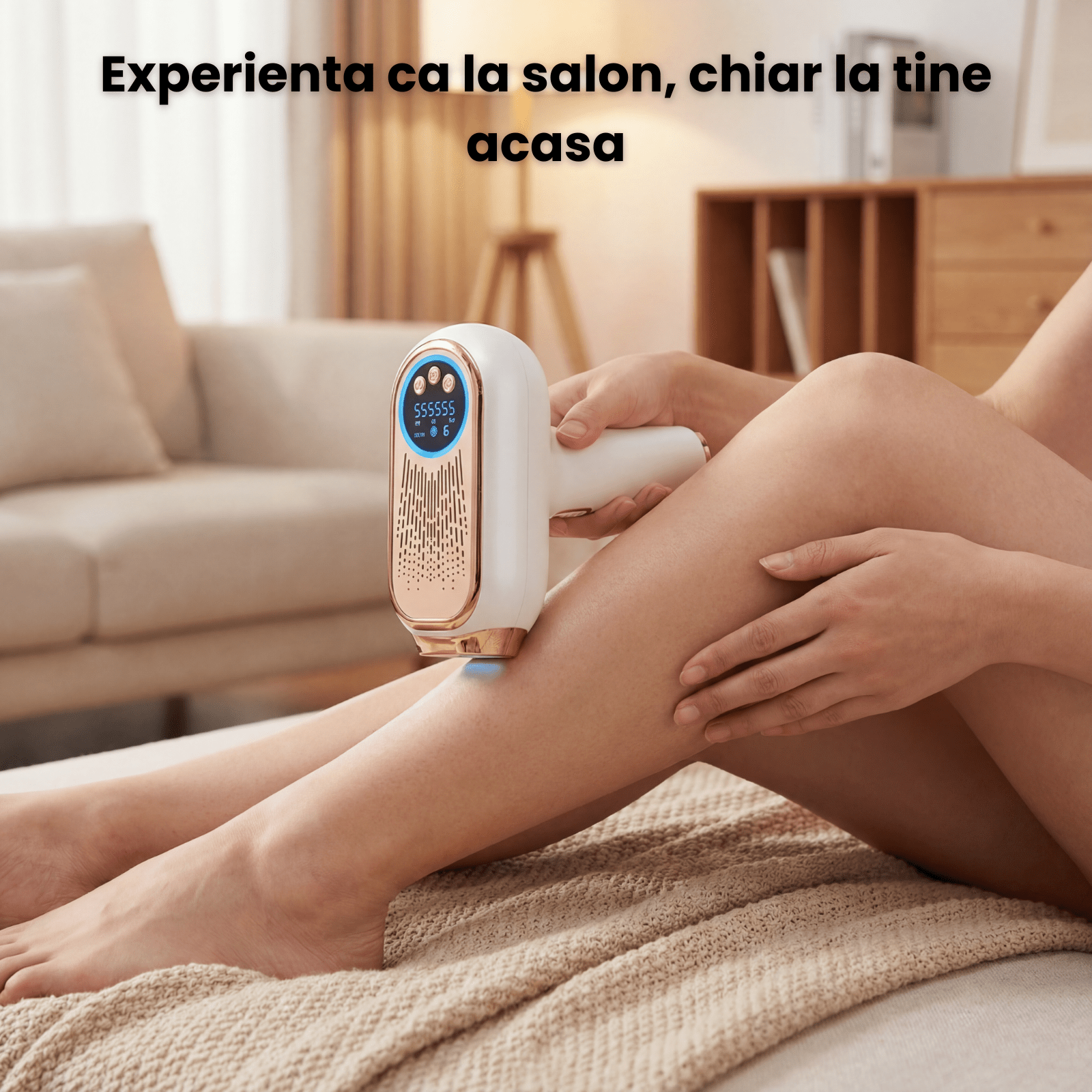 Epilator IPL profesional HASEPE cu 999.999 impulsuri, epilator IPL profesional 3 in 1 cu mod manual si automat, 9 niveluri de putere, tehnologie dublu flash, racire fara durere, anti - acnee, epilare de - HASEPE