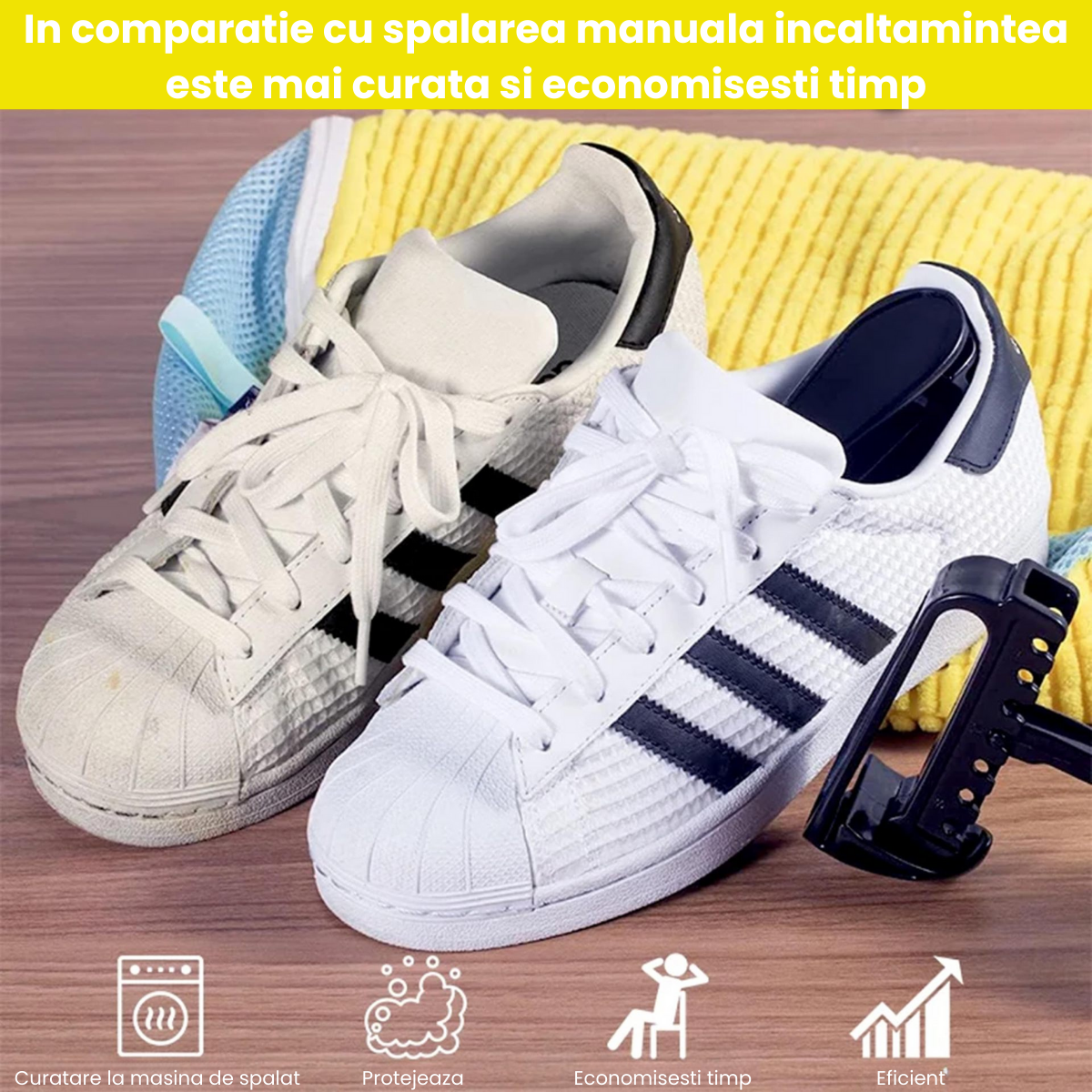 Sac Spalat Incaltaminte HASEPE pentru Masina de Spalat, Protectie Pantofi, Fibra Moale, Material Rezistent, Fermoar Premium, 39x19 cm, Gri