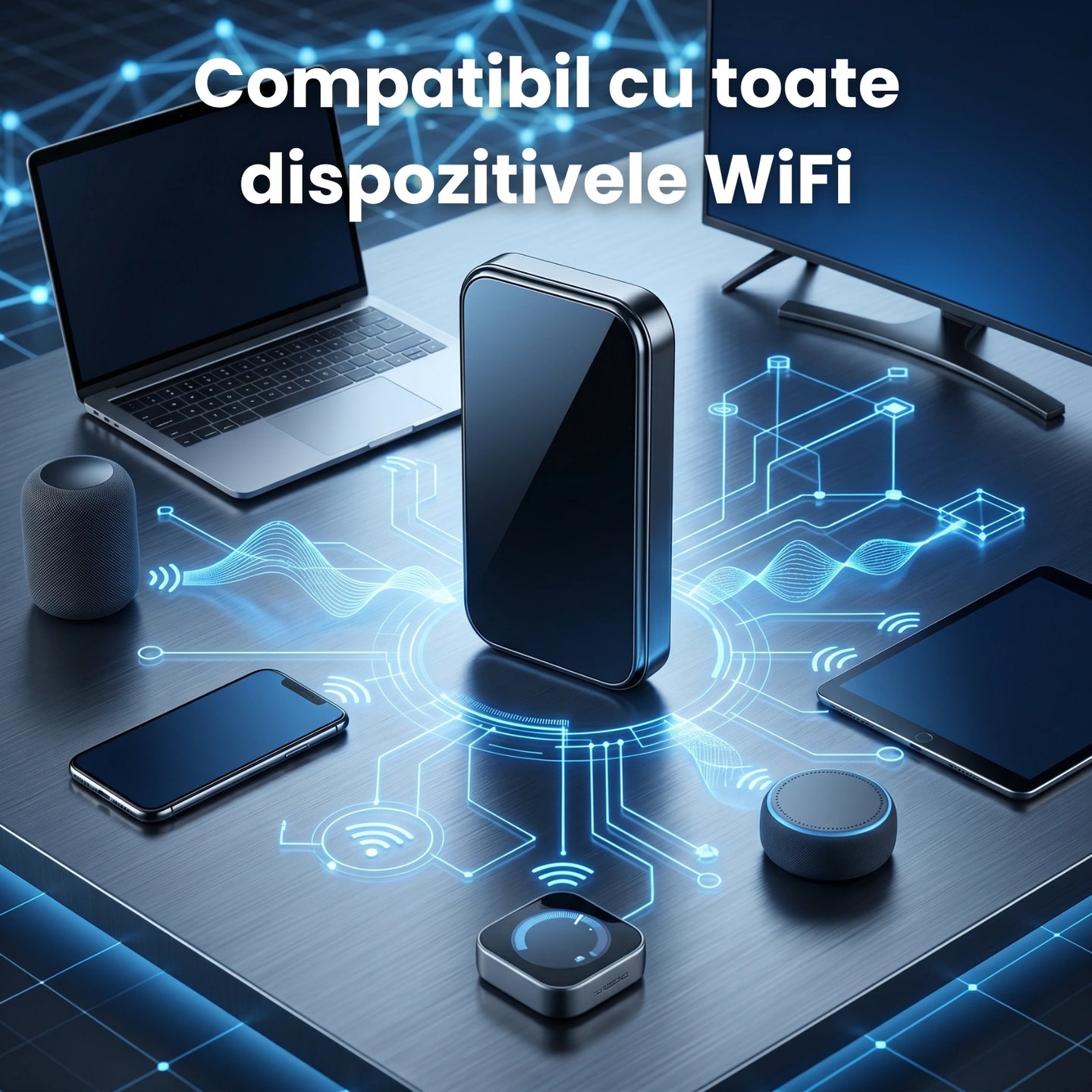 Router Wifi HASEPE® GS27Pro Portabil Cu Wifi 6, 150Mbps, Hotspot Wifi Cu Slot SIM