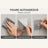 Suport Baie HASEPE® Autocolant Multifunctional din Otel Inoxidabil, Suport Burete 5x3x5 cm