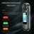 Etilotest Profesional HASEPE, Fara Contact, Alcoolmetru Digital, Calibrare Automata, Acuratete +/ - 0,01% BAC, LCD Color, USB - C, 300 Testari, Negru Mat - HASEPE