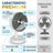 Ventilator USB HASEPE® De Birou 13 cm, Ventilator USB Cu 3 Trepte De Viteza, Ventilator Birou Silentios 4W