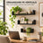 Set 3 Rafturi De Perete HASEPE®, Set 3 Rafturi Suspendate Negru, Rafturi Decorative Cu Suporturi Ascunse