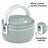 Caserola Termica HASEPE® Rotunda, 500 ml, Gri, Interior din Otel Inoxidabil