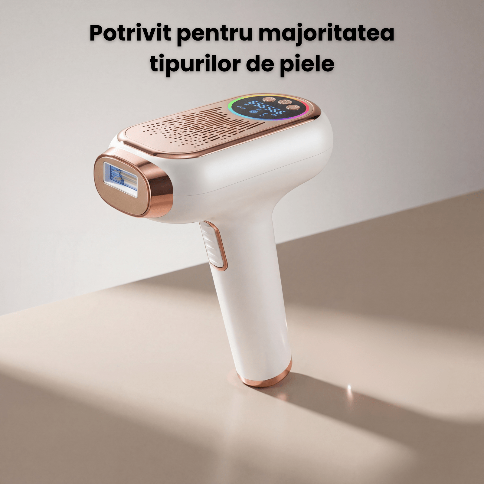 Epilator IPL profesional HASEPE cu 999.999 impulsuri, epilator IPL profesional 3 in 1 cu mod manual si automat, 9 niveluri de putere, tehnologie dublu flash, racire fara durere, anti - acnee, epilare de - HASEPE