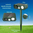 Dispozitiv Ultrasonic Solar Anti - Animale HASEPE, cu Senzor de Miscare 120°, LED Intermitent, Rezistent la Apa IP65, Protectie Ecologica pentru Gradina, Impotriva Pisicilor, Cainilor, Rozatoarelor si C - HASEPE