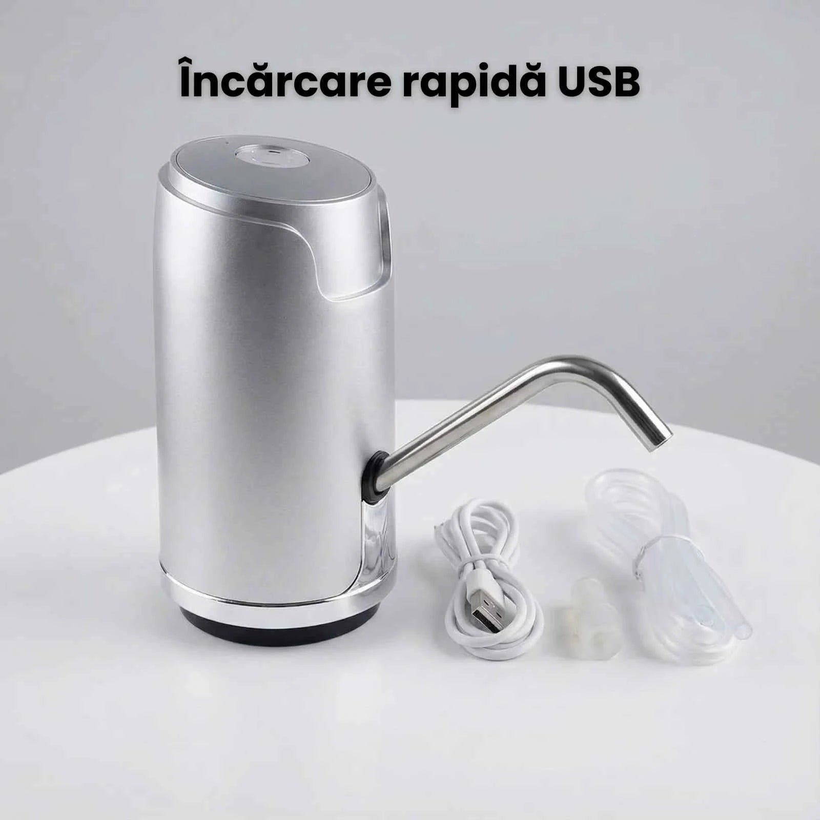 Pompa Electrica Apa HASEPE pentru Bidon 5L-19L cu Incarcare USB