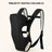 Marsupiu Bebe HASEPE® Ergonomic, Marsupiu Ergonomic Cu Sezut Antiderapant Intarit, Marsupiu Ergonomic 5+ Luni, Max 9 Kg, Negru
