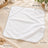 Prosop cu Gluga HASEPE®, din Bumbac, Alb cu Stele Gri, 75x75 cm