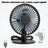 Ventilator USB HASEPE® De Masa, Ventilator Birou Negru Ø16.6 cm, Ventilator USB Cu 3 Trepte De Viteza