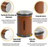 Ascutitor Cutite Rulant Profesional 5 in 1 HASEPE, Piatra Diamantata cu 2 Granulatii (400/1000), Suport Magnetic 15°/20°, Multifunctional, Pentru Cutite si Lame Ceramica - HASEPE