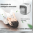 Racitor Ventilator aer portabil HASEPE, Ventilator pulverizare cu Apa, Mini aer USB, Silentios cu 2 viteze 3600 rpm/2700 rpm, Rezervor 200ml, Lumina LED, Buton ON/OFF, Climatizare Personala pentru Bir - HASEPE