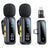 Set 2 Microfoane Lavaliera Wireless HASEPE cu Afisaj Digital, Anulare Zgomot 360