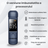 Etilotest Profesional HASEPE, Alcool Tester Digital Non - Contact, Precizie +0.015%, Calibrare Automata, Memorare Rezultate, Display LCD, Autonomie Extinsa, Negru - HASEPE