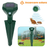 Aparat Anti Cartite si Sobolani de Pamant HASEPE, Anti Soareci de Camp si Serpi, Vibratii Solare 360°, Rezistent la Apa, Incarcare Solara, Protectie Gradina, Verde - HASEPE