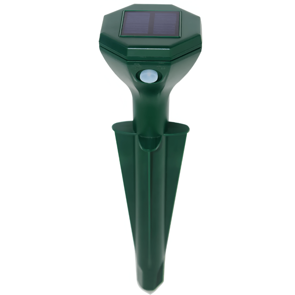 Aparat Anti Cartite si Sobolani de Pamant HASEPE, Anti Soareci de Camp si Serpi, Vibratii Solare 360°, Rezistent la Apa, Incarcare Solara, Protectie Gradina, Verde - HASEPE