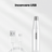 Aparat Tuns Par Nas si Urechi HASEPE, Trimmer Facial Electric USB, Lame Otel Inoxidabil, Cap Rotativ, Design Compact 15x1cm, Curatare Usoara, Alb - HASEPE