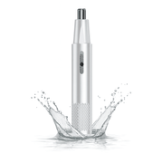 Aparat Tuns Par Nas si Urechi HASEPE, Trimmer Facial Electric USB, Lame Otel Inoxidabil, Alb