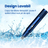 Aparat Tuns Par Nas si Urechi HASEPE, Trimmer Facial Electric USB, Lame Otel Inoxidabil, Cap Rotativ, Design Compact 15x1cm, Curatare Usoara, Albastru - HASEPE
