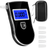 Etilotest Digital HASEPE, Afisaj LCD, Calibrare Automata, Alcoolmetru cu Analiza Rapida, Avertizare Sonora, 5 Mustiucuri Incluse, Portabil, Negru