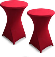 Husa Masa Cocktail Elastica HASEPE, Eleganta si Protectie pentru Evenimente Reusite, Rosu