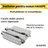 Inaltator pentru scaun copii HASEPE, perna confortabila, Inaltator pentru masa, curele reglabile, husa detasabila, 32x32x8 cm, Gri/alb - HASEPE