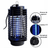 Lampa UV Anti Insecte HASEPE, Aparat Anti Tantari, Muste si Musculite, Capcana Electrica Silentioasa cu Radiatie 360°, Consum Redus, Interior Exterior, Negru, 11x25 cm - HASEPE