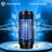 Lampa UV Anti Insecte HASEPE, Aparat Anti Tantari, Muste si Musculite, Capcana Electrica Silentioasa cu Radiatie 360°, Consum Redus, Interior Exterior, Negru, 11x25 cm - HASEPE