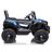 Masina Electrica Copii Off - Road HASEPE, 12V, Tractiune Fata - Spate, Muzica si Claxon, Scaun Confortabil, Varsta 9 Luni - 3 Ani, Viteza 3 km/h, 110x65x67 cm, Negru/Albastru - HASEPE