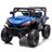 Masina Electrica Copii Off - Road HASEPE, 12V, Tractiune Fata - Spate, Muzica si Claxon, Scaun Confortabil, Varsta 9 Luni - 3 Ani, Viteza 3 km/h, 110x65x67 cm, Negru/Albastru - HASEPE