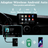 Modulator Android Auto Wireless HASEPE, USB si Type C, Plug & Play, Conectare Automata, Compatibil Android 11+, WiFi 5Ghz, Control Vocal, Compact Negru - HASEPE