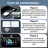 Modulator CarPlay si Android Auto Wireless HASEPE, Adaptor Smart USB si USB - C Plug & Play, Conectare Automata, Compatibil iPhone si Android, Consum Redus de Energie, Multifunctional, Alb Premium - HASEPE