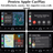 Modulator CarPlay Wireless HASEPE, USB/USB - C, Reconectare Automata, Siri, GPS Online, Muzica si Mesaje, Compatibil iOS 10+, Conexiune WiFi 5GHz, Design Compact Negru - HASEPE