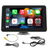 Navigatie Auto HASEPE cu Display 7 inch, CarPlay Wireless, Android Auto Wireless, Bluetooth, MirrorLink, Tableta Masina Touchscreen, Compatibil Universal, Negru - HASEPE
