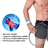 Orteza Mana HASEPE, Banda Ajustabila cu Velcro, Suport pentru Incheietura, Unisex, Marime Universala, Compatibila Mana Stanga si Dreapta, Confort Zilnic si Sport, Gri/Alb - HASEPE