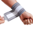 Orteza Mana HASEPE, Banda Ajustabila cu Velcro, Suport pentru Incheietura, Unisex, Marime Universala, Compatibila Mana Stanga si Dreapta, Confort Zilnic si Sport, Gri/Alb