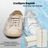 Sac Spalat Incaltaminte HASEPE, Protectie Pantofi in Masina de Spalat, Fibra Moale, Material Rezistent, Fermoar Premium, 39x19 cm, Alb - HASEPE