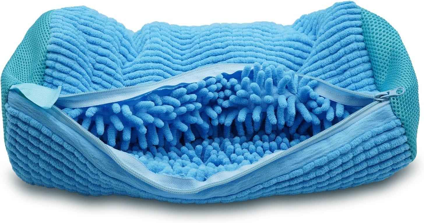 Sac Spalat Incaltaminte HASEPE pentru Masina de Spalat, Protectie Pantofi, Albastru
