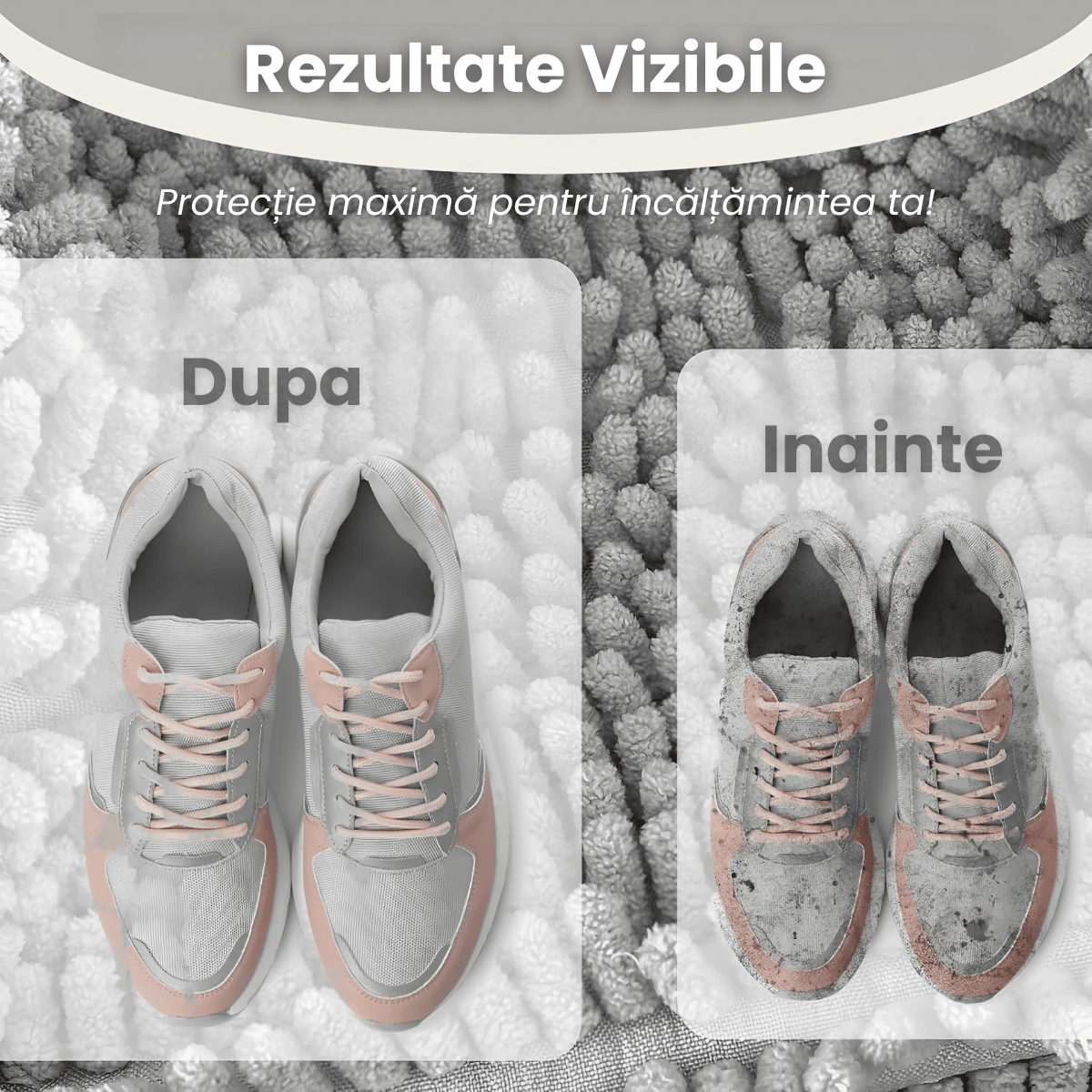 Sac Spalat Incaltaminte HASEPE, Protectie Pantofi in Masina de Spalat, Fibra Moale, Material Rezistent, Fermoar Premium, 39x19 cm, Gri - HASEPE