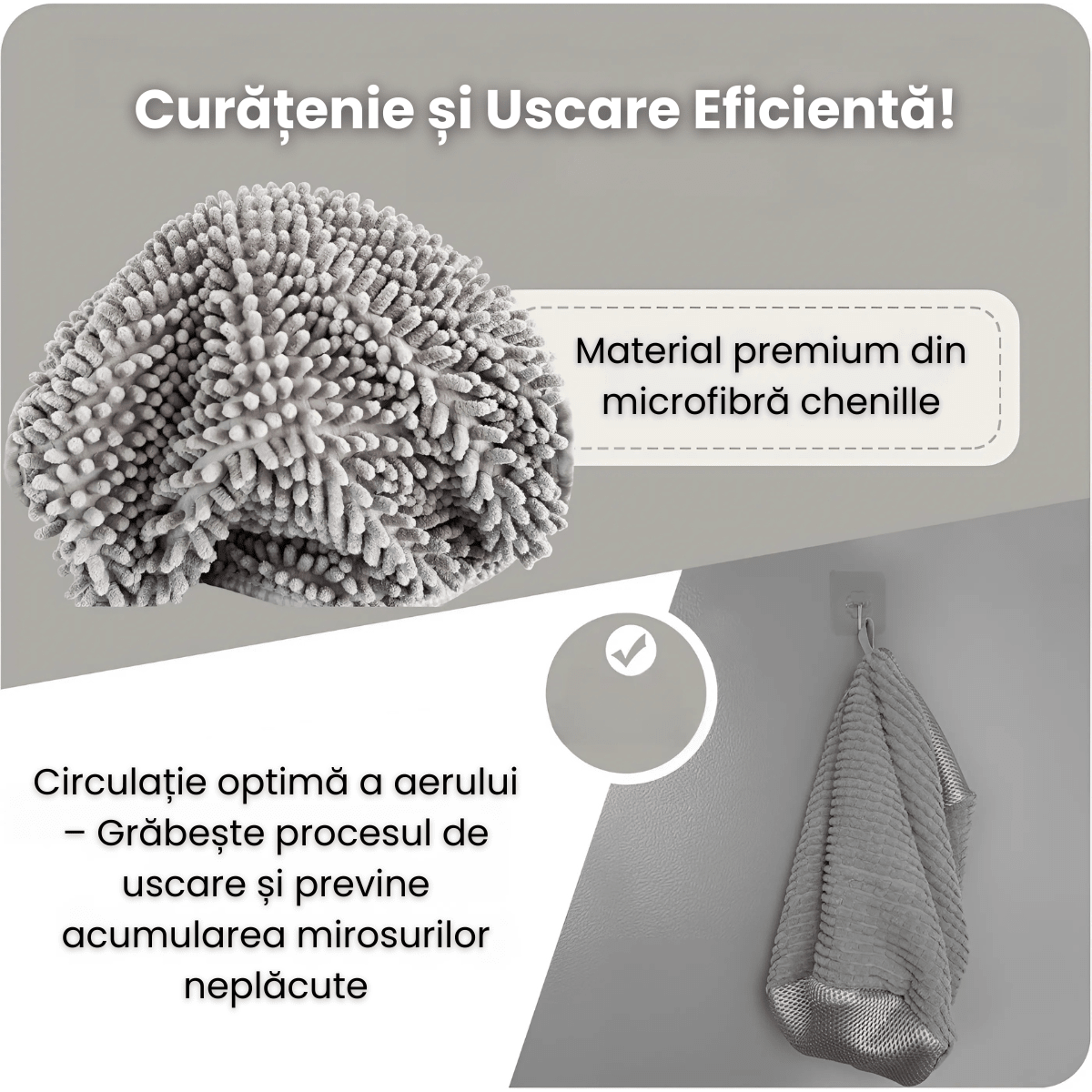 Sac Spalat Incaltaminte HASEPE, Protectie Pantofi in Masina de Spalat, Fibra Moale, Material Rezistent, Fermoar Premium, 39x19 cm, Gri - HASEPE