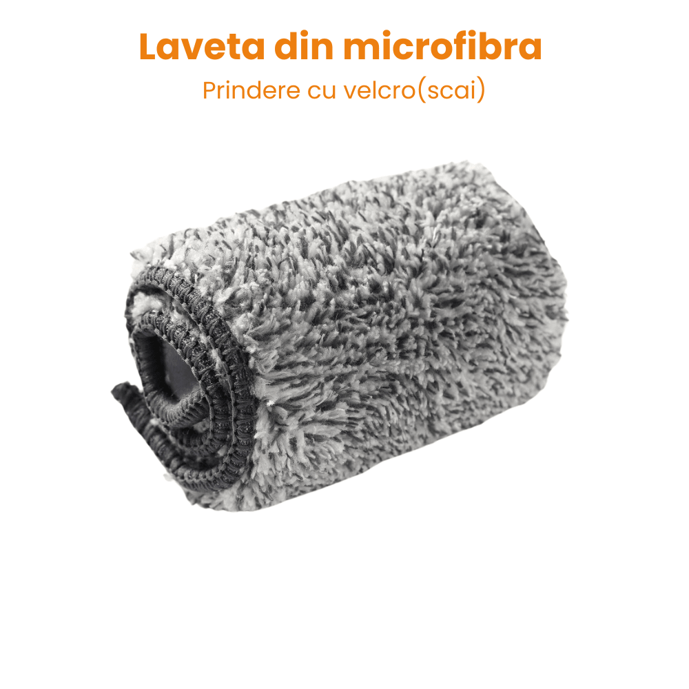 Stergator Geamuri Telescopic Multifunctional HASEPE, Maner Extensibil 29–226 cm, Racleta Cauciuc, 2 Lavete Microfibra, Curatare Geamuri, Gresie, Faianta, Podea, Gri - HASEPE