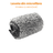 Stergator Geamuri Telescopic Multifunctional HASEPE, Maner Extensibil 29–226 cm, Racleta Cauciuc, 2 Lavete Microfibra, Curatare Geamuri, Gresie, Faianta, Podea, Gri - HASEPE